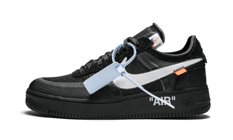 Nike Air 1 Low Sko Off-White Sort billige nike adidas sko,air max sko