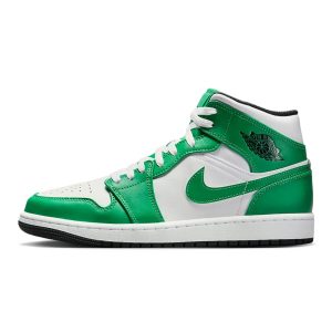 Air Jordan 1 Mid Sko Celtics Grøn Hvid